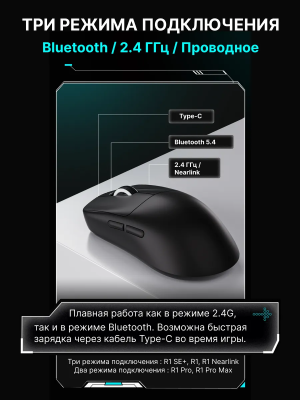 Купить Компьютерная мышь VXE R1 Black-14.png